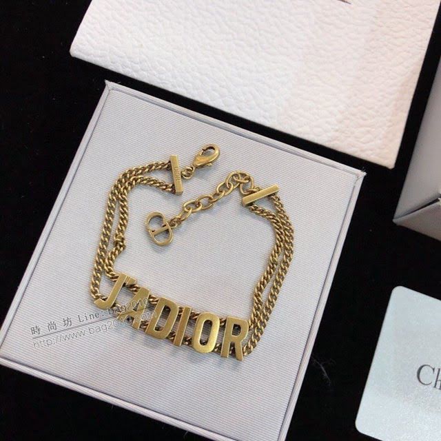 Dior飾品 迪奧經典熱銷款五角星JADIOR字母雙層手鏈  zgd1443